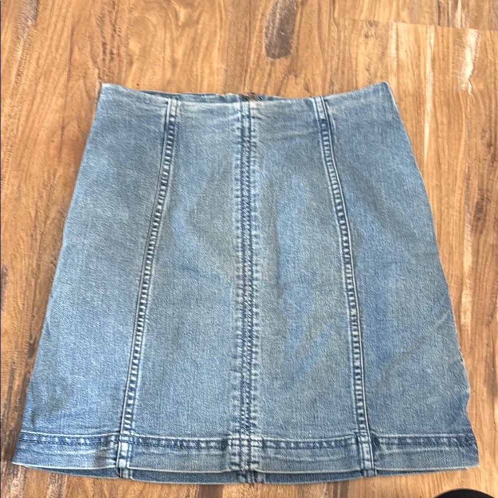 Denim Blue Skirt Free People